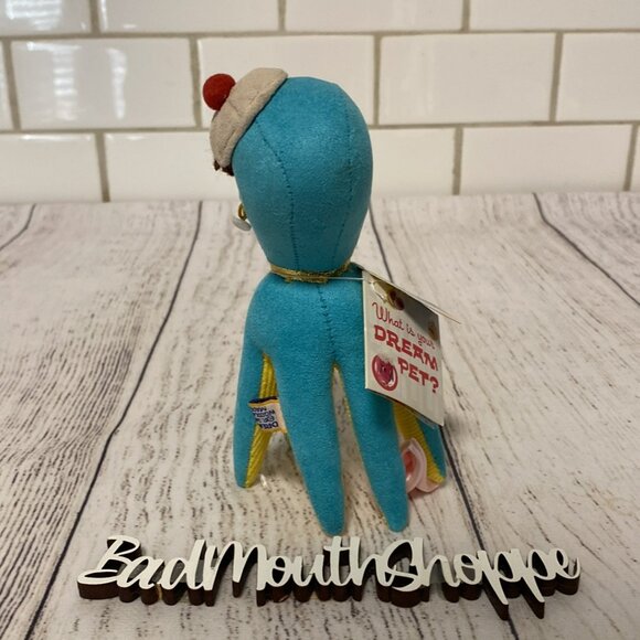 Vintage 00s Y2K Carnival Prize Dream Pet Octopus Plush Stuffed Animal Doll - Picture 4 of 8